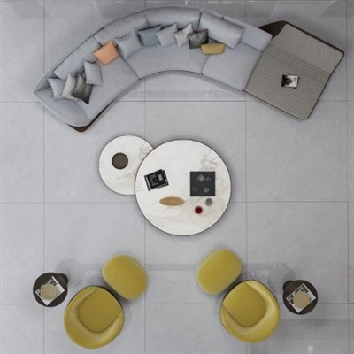 Siva porculanska podna pločica